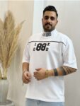 پک 4 تایی تیشرت یقه پهن لوک گود (سفید)650/000