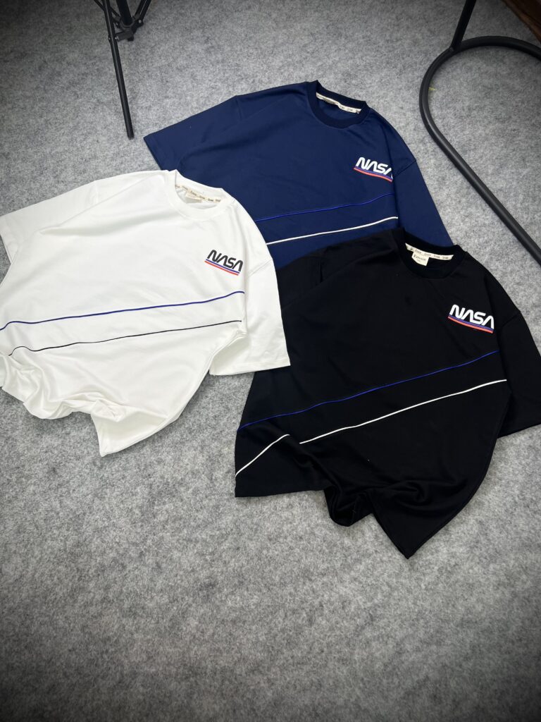 پک 4 تایی تیشرت جلو مغزی NASA (مشکی)650/000